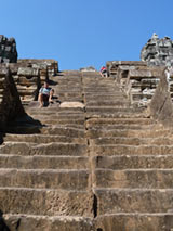 Steep steps at Angkor Wat