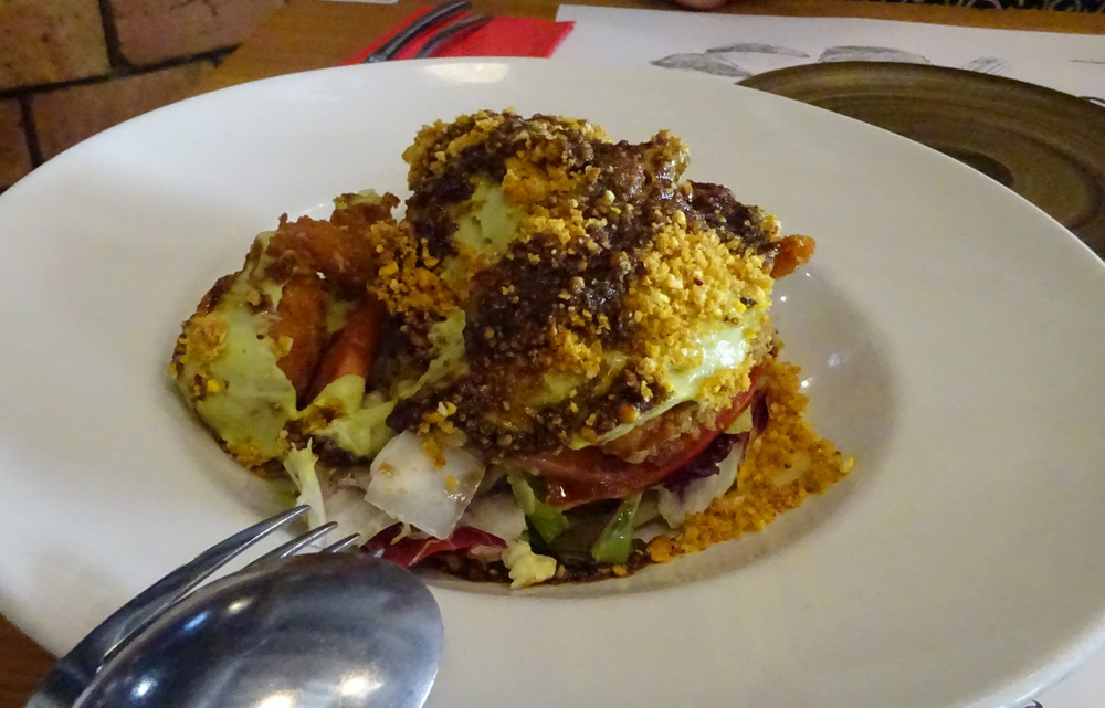 Kika Salad Papardella Restaurant Valencia