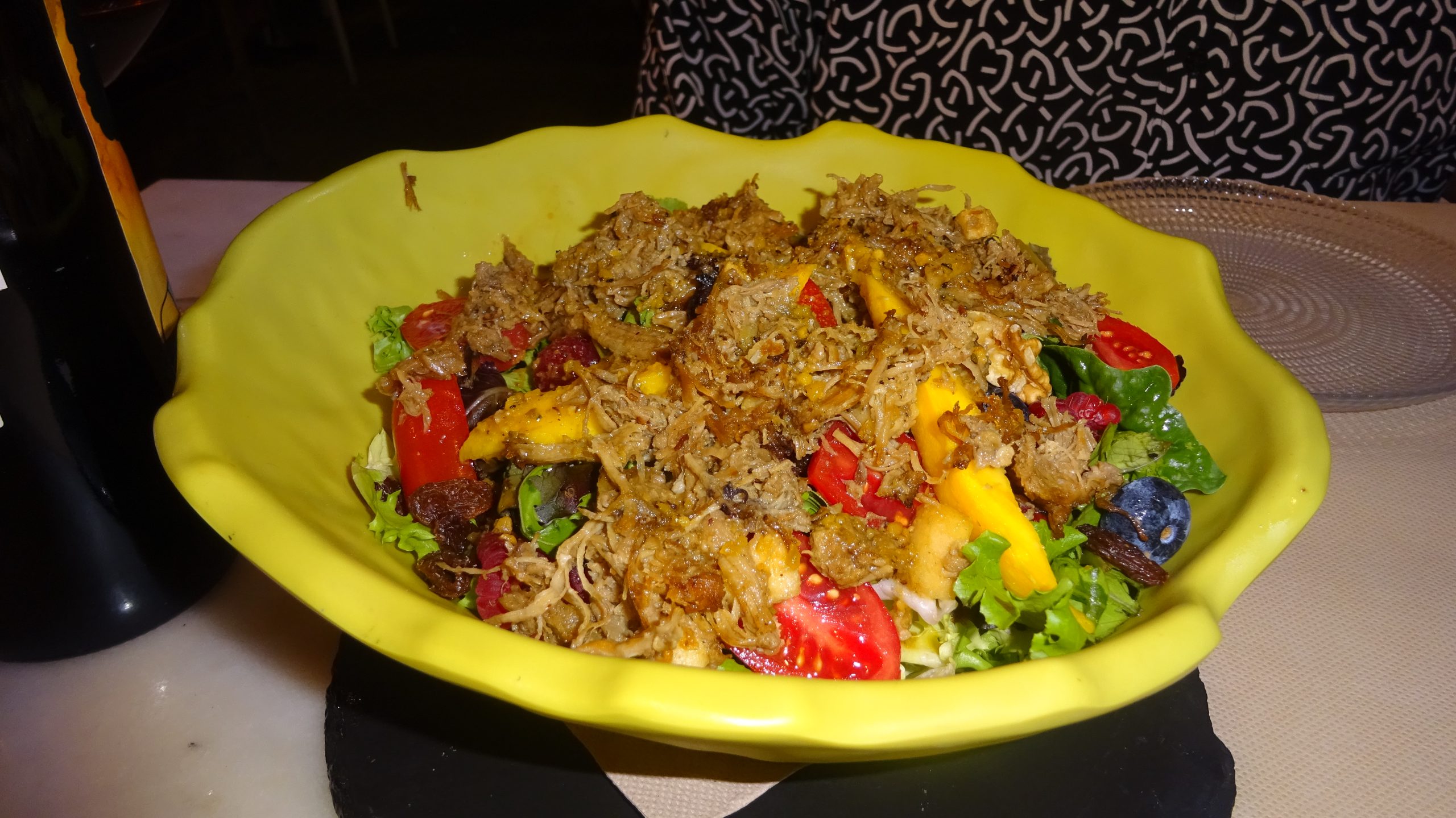 Warm duck salad