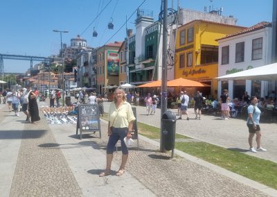 Main waterfront road in Vilanova de Gaia, Porto