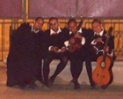 Spanish band during Semanta Santa