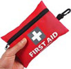 Mini travel first aid kit