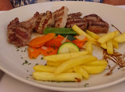 Mixed grill at Dels Artistes, Altea