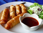 Spring Rolls at Happy Lagoon